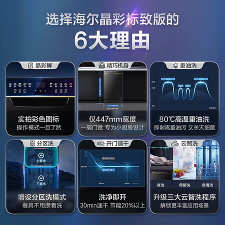 海尔EYW101286BKDU1洗碗机10套怎么样？做工如何？