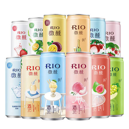 真实测评体验锐澳（RIO）预调 鸡尾酒 果酒 微醺全家福 330ml12罐（说实话好不好？交流两周心得分享！