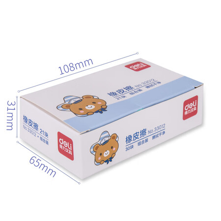 入手使用感受得力(deli)21块多规格可爱橡皮 学生考试绘画橡皮擦套装 开学可以买不？老司机揭秘评测如何！