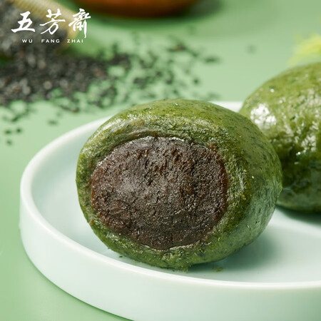 分享说下五芳斋 艾草青团清明节糯米果子团子多口味糕点网红零食干吃汤圆小吃 豆沙质量靠谱吗？入手的感受啦！