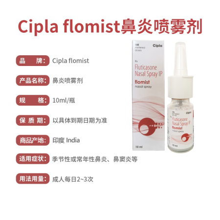 flomist印度进口鼻炎喷剂鼻炎药Cipla鼻腔鼻炎通鼻水 慢性过敏性真实感受评测_http://www.meifudie.com_好物_第4张