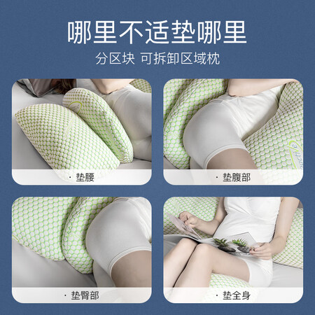 亲身点评婧麒孕妇枕头护腰侧睡枕托腹u型侧卧睡垫抱枕睡觉神器孕期 【两用延长升级评价真实好吗？分享一个月真相分享！
