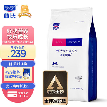 反馈揭秘LEGENDSANDY天然狗粮是否还行？使用两周经验分享！