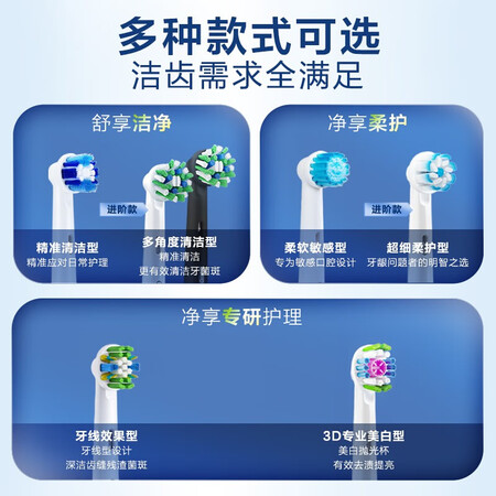 体验点评欧乐B电动牙刷头小圆头软毛护龈 EB20-4精准清洁型 4支装（适配成人2D3D）用后真实反馈？这里详细了解！