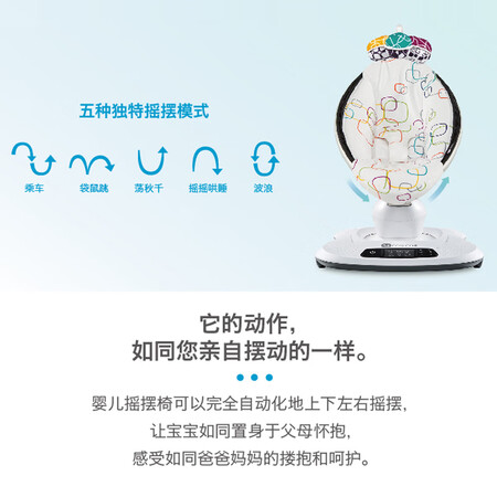 反馈美国4moms mamaRoo婴儿电动摇椅哄娃神器摇摇椅婴儿哄睡还可以吗？真实体验诉说我的感受！