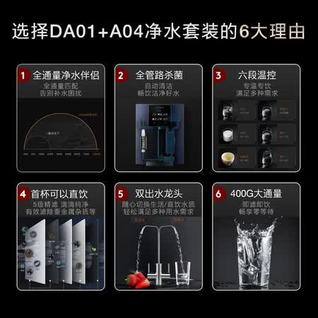 COLMO EVO系列净水器400G反渗透滤净水机DA01+A04怎么样?性价比高吗?
