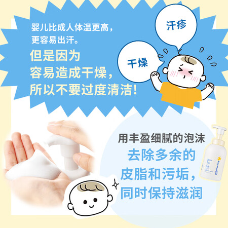 入手点评Mama&Kids日本进口 婴儿泡沫洁肤液460ml沐浴露氨基酸洗面奶二合一 460ml真实感受曝光？看看三个月经验分享！