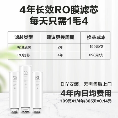 美的 白泽600+前置-5过滤器套装直饮RO反渗透怎么样?质量靠谱吗?