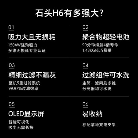肖战推荐石头吸尘器H6怎么样？质量好不好？