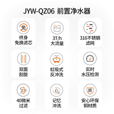 九阳 前置过滤器全屋净水器JYW-QZ06怎么样?评价如何?