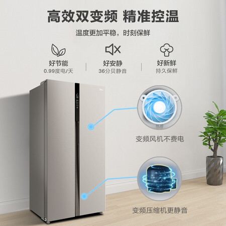 美的bcd552wkpmq与e哪个好?有啥区别?