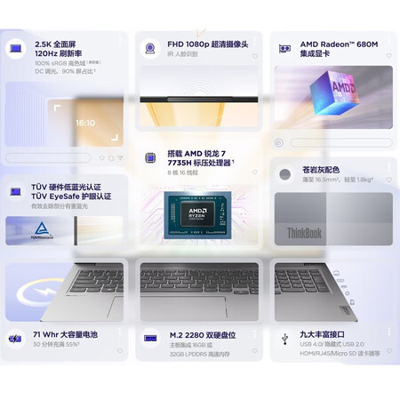 联想ThinkBook16+锐龙版笔记本电脑真实用户反馈解析_http://www.meifudie.com_好物_第4张