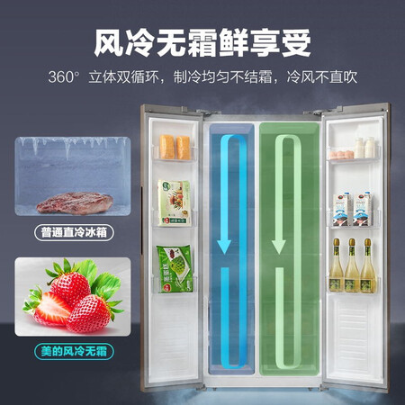 美的452升 对开门双门冰箱怎么样?使用评价好吗?