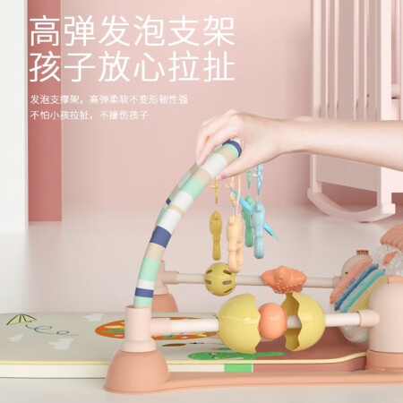 反馈爆料婴儿玩具0-1岁儿童玩具新生儿礼盒宝宝婴幼儿健身架0-3-质量真的好吗？评测一个月感受分享！