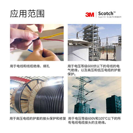用户体验知道3M33+特优型pvc电工电气绝缘胶带19mm6m（单卷装）使用后评价好吗？良心点评实际情况！