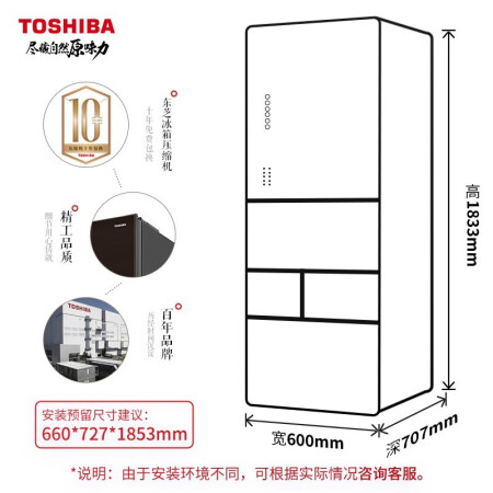 东芝GR-RM495WE-PG1A6怎么样？属于什么档次？