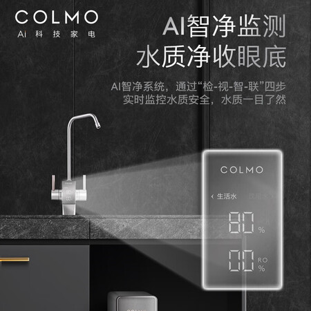 COLMO 净水器RO反渗透滤芯800G净水机CWRC800-B18怎么样?是品牌吗?