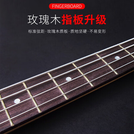 用过的人感受名森IB4弦贝斯米白色真实使用感受？内幕反馈一下新手必看！
