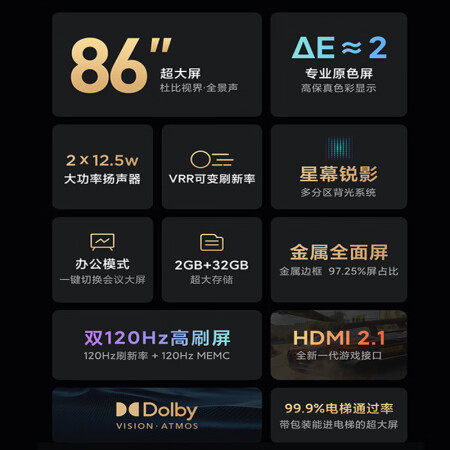 红米Redmi Max 86英寸怎么样？属于什么档次？