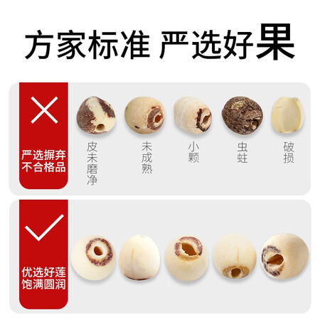 大家体验感受方家铺子湘莲子250g优缺点曝光分析？大家觉得怎样！