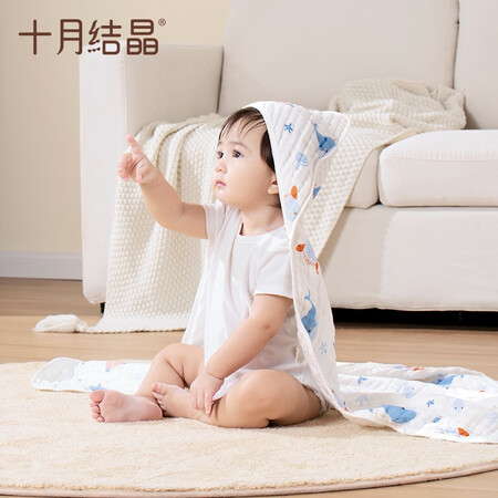 说下使用感受十月结晶婴儿浴巾水洗纱布浴巾新生儿纯棉柔软吸水大毛巾质量好吗？内幕曝光测评！
