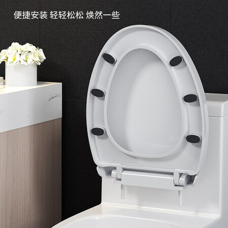 解疑揭秘許科 马桶盖通用上下装缓降静音加厚普通马桶圈坐便器盖子家用好用吗？全新口碑反馈！！