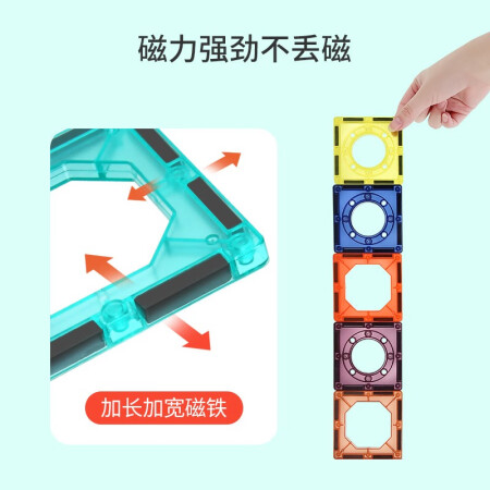 大家爆料纽奇（Nukied）磁力片儿童积木玩具彩窗轨道磁铁片拼装磁性价比高不？家里使用感受！