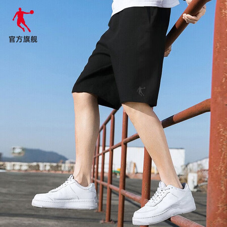 对比点评乔丹运动短裤男夏季新款男士运动裤透气吸湿排汗篮球裤梭织裤子 黑色（纤维口碑评价行不行？入手一星期感受告知！