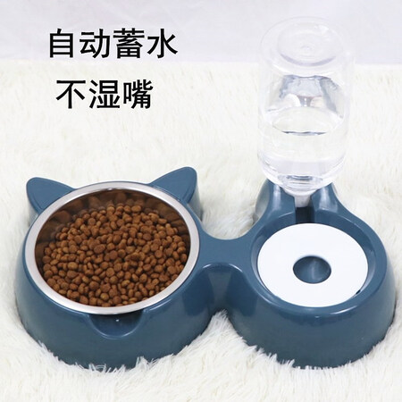 图文分析悠梵萌猫碗狗碗双碗宠物自动饮水器不湿嘴猫食盆防打翻值不值呢？真相揭秘啦！