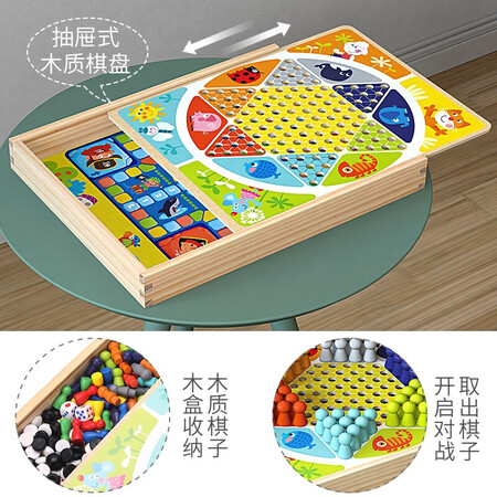 老司机说说木丸子 九合一多功能游戏棋男孩早教启智益智玩具飞行棋五真实使用评测？对比爆料评测！！
