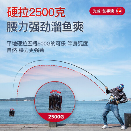 老司机解密GW光威鱼竿套装组合渔具套装全套手竿鲤鱼竿台钓竿升级版 台钓竿4.5米+5.4质量还可以不？了解一星期经验分享！
