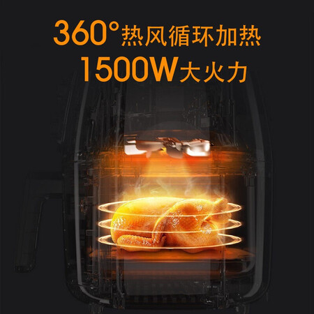 使用感受参数九阳（Joyoug） 空气炸锅4.8L大容量家用多功能智能烤一是不是真的好呢？了解两周感受分享！