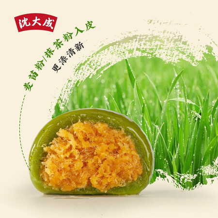 大家入手沈大成 艾草麻芯青团豆沙蛋黄肉松青团网红青团传统糕点小吃中华老字号 蛋值不值得入手？吐槽两周感受告知！