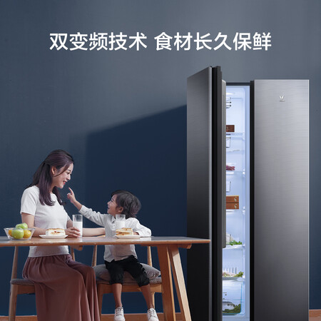 云米483L家用对开门冰箱怎么样?属于什么档次?