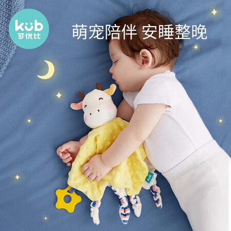 行业人体验可优比（KUB） 婴儿安抚巾可入口毛绒玩具玩偶布艺手偶口水巾评价如何？想知道到底坑不坑？！