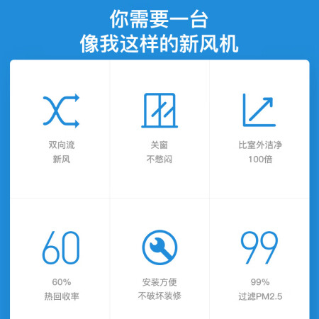 远大新风系统 壁挂式家用新风机 热回收通风换气一体机质量真的好吗_http://www.meifudie.com_好物_第5张