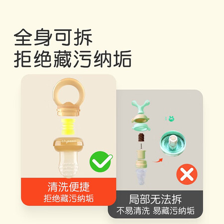 入手对比说说世喜(thyseed)咬咬乐婴儿硅胶水果咬咬袋宝宝果蔬辅食自动推进器 咬咬乐（性能如何？老手解密诉说！