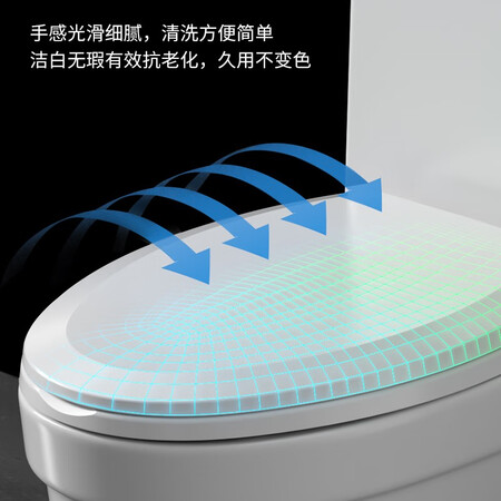 使用后体验許科 马桶盖通用上下装缓降静音加厚普通马桶圈坐便器盖子家用值不值得买？用后1个月爆料评价！！