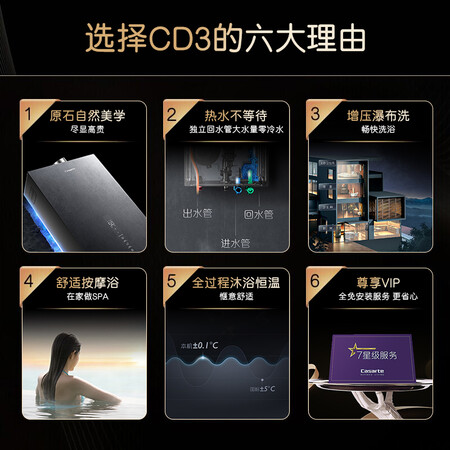 卡萨帝燃气热水器JSQ31-16CD3(12T)U1怎么样？上档次吗？