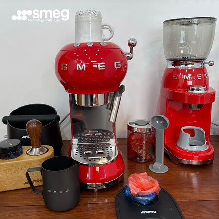 SMEG意式咖啡机+电动磨豆机怎么样？谁用过评价？