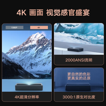 米家4K画面激光投影电视1S怎么样？上档次吗？