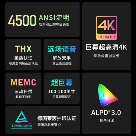 峰米4500ANSI流明激光电视4K Max怎么样？属于什么档次？