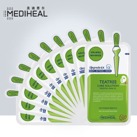 美迪惠尔（Mediheal）茶树精油面膜10片盒(镇定舒缓 紧好用吗_http://www.meifudie.com_好物_第5张