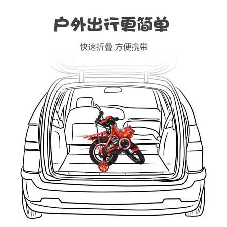 口碑感受凤凰（Phoeix）儿童自行车宝宝脚踏车儿童折叠自行车4-质量反馈如何？求真实回答！
