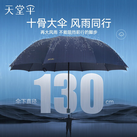 使用对比天堂伞加大号超大雨伞男女三人10骨黑胶防晒遮阳伞广告伞评价真实好吗？爆款分析揭秘！
