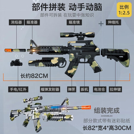 测评体验感受翊玄玩具 儿童电动声光枪玩具3-4-6岁男孩礼物红玩具枪冲锋枪优劣全面解析？优缺点揭秘必看！