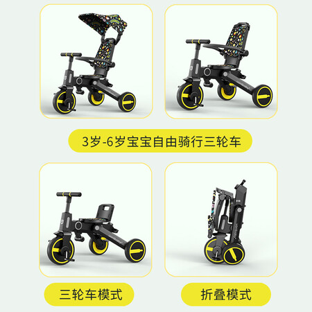 大家爆料uoibaby儿童三轮车品牌授权溜娃神器1-3-6岁遛娃折叠脚踏入手超值的吗？用了三周心得分享！