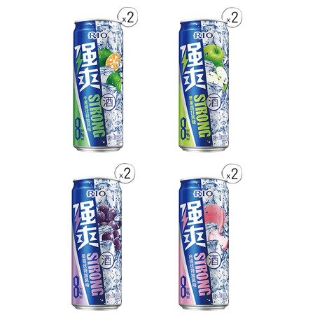 讨论剖析锐澳RIO 洋酒 预调酒 强爽系列全家福330ml8（4种口味含卡曼橘性价比高如何？告知两星期经验分享！