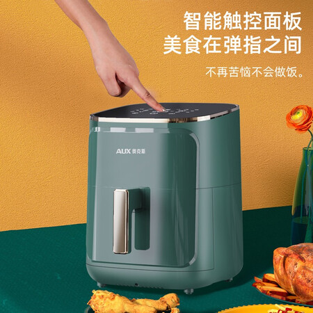 达人感受奥克斯（AUX） 空气炸锅家用6L大容量智能定时触屏多功能做工如何？是不是真的很好呢！