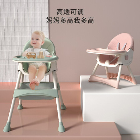 网友曝光【带轮子+可躺可折叠】贝小趣宝宝餐椅婴儿餐桌椅儿童可躺可折叠便携式吃饭优缺点分析参考？有啥优缺点！！